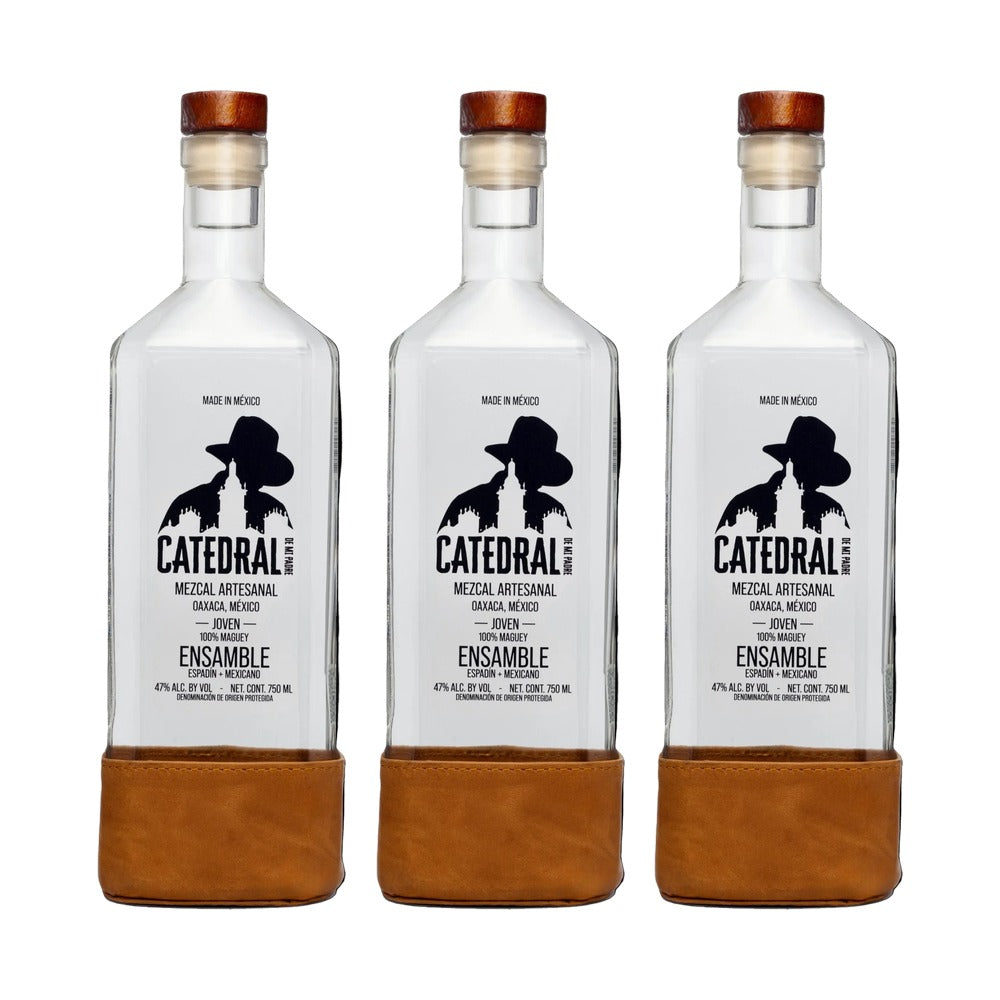 Catedral Mezcal Ensamble Mexicano + Espadín 750ml 3 Pack