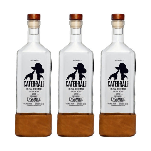 Catedral Mezcal Ensamble Mexicano + Espadín 750ml 3 Pack