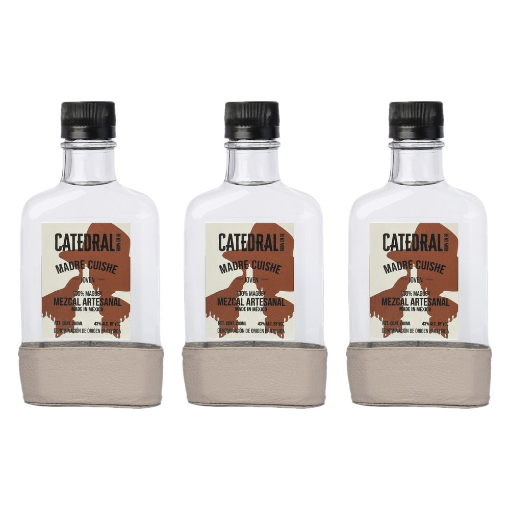 Catedral Mezcal Madre Cuishe Mini 200ml 3 Pack